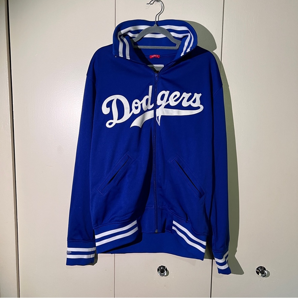 NWT Los Ángeles Blue Dodgers Zipper Jacket - Size XL